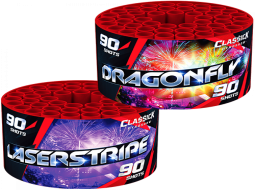 Laserstripe + Dragonfly 2X90 shots Rubro