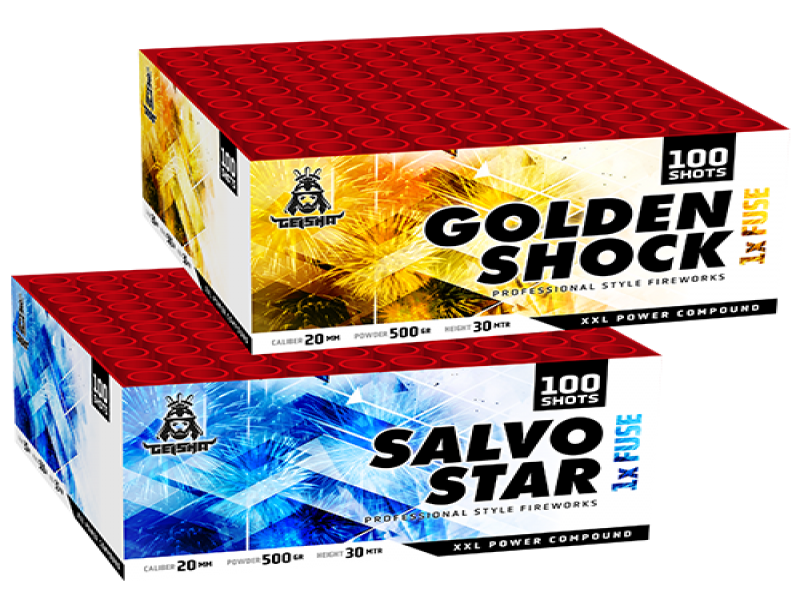 Golden Shock + Salvo Star 2x 100 sh