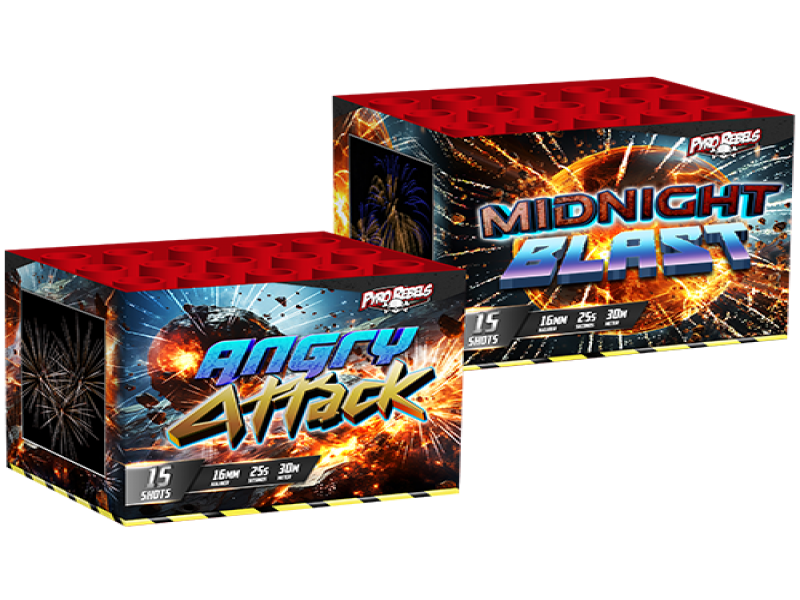 Angry Attac & Midnight Blast 2x 15 sh