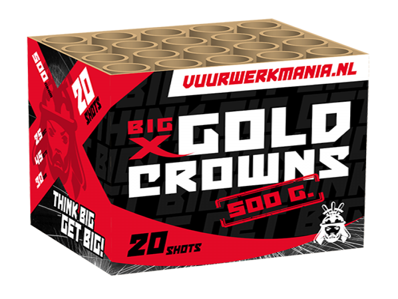 Big X Gold Crowns 20 sh