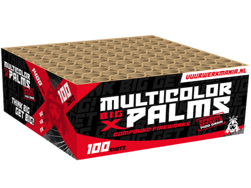 Big X Multicolour Palms 100 sh