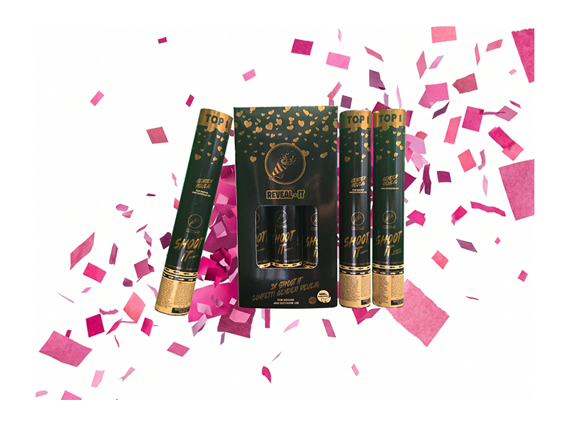 SHOOT-IT Triple Pack (Pink confetti)