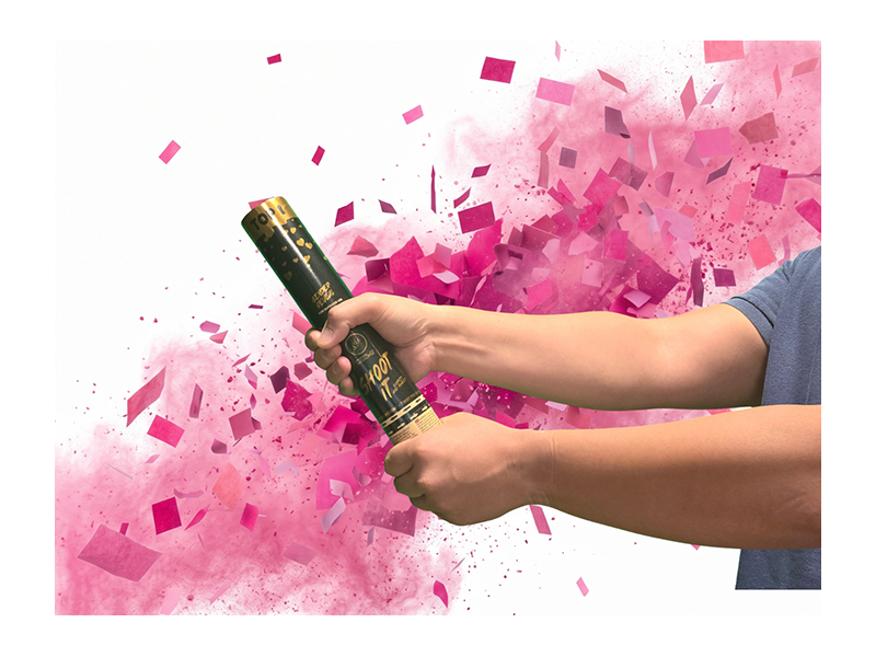 SHOOT-IT (Pink confetti + powder)