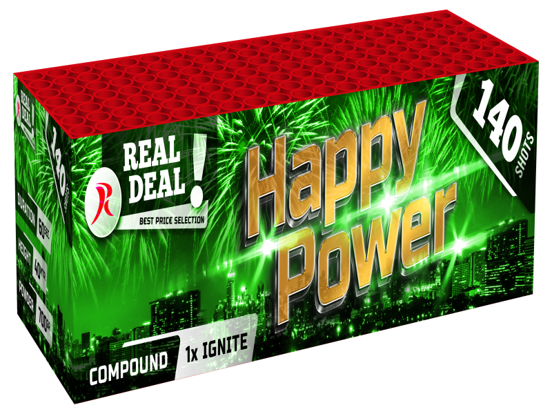 HAPPY POWER COMPOUND 140 SHOTS