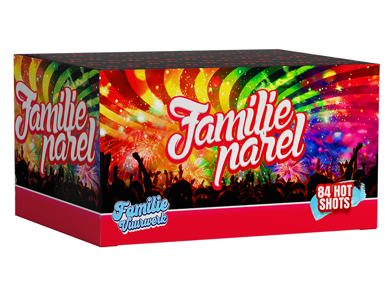 Familie vuurwerk