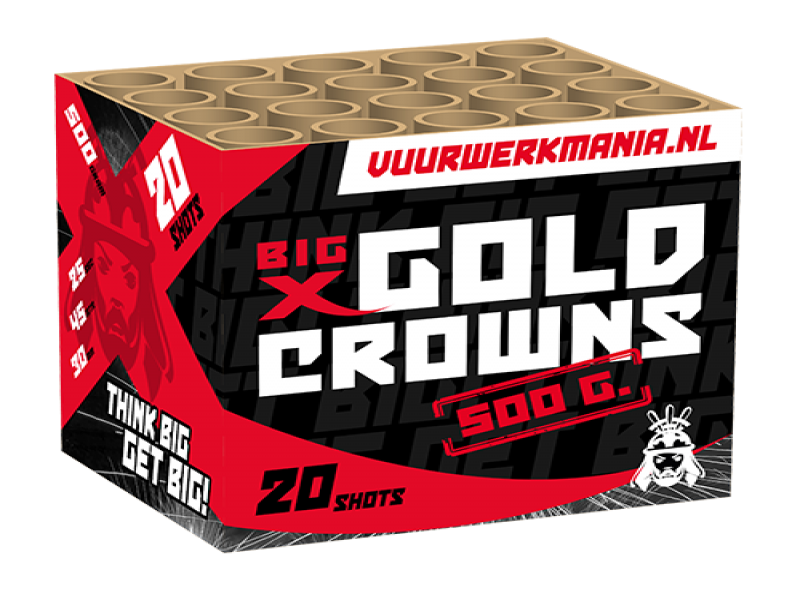 Big X Gold Crowns 20 schots