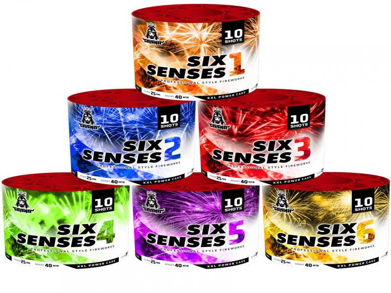 Six Senses 6 X 10 shots assortiment  cakes