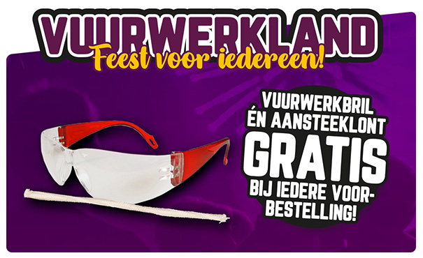 Vuurwerkland Almere-banner